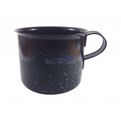 Caneca esmaltada preta 1000mL