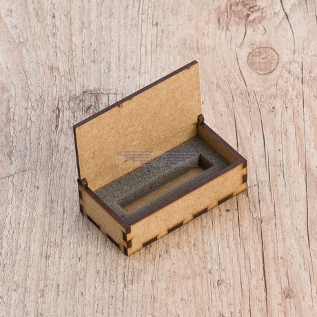 Caixa para Pen-Drive em mdf tampa em mdf