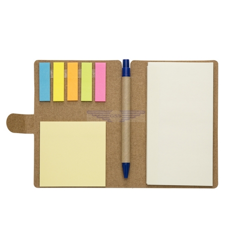 Bloco de AnotaÃ§Ãµes com Caneta e Post-it
